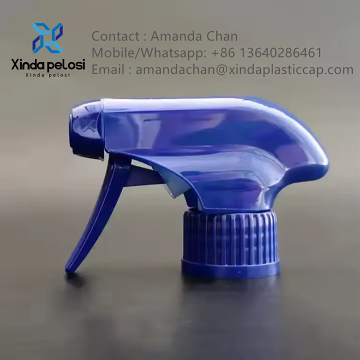 Recyclable Efficient Plastic Trigger Sprayer Pump Head For Household Cleaning