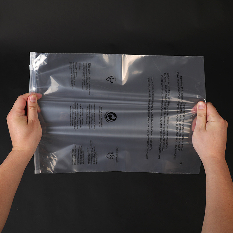 Customizable Zipper Bags For Clothing Storage Classification And Packaging