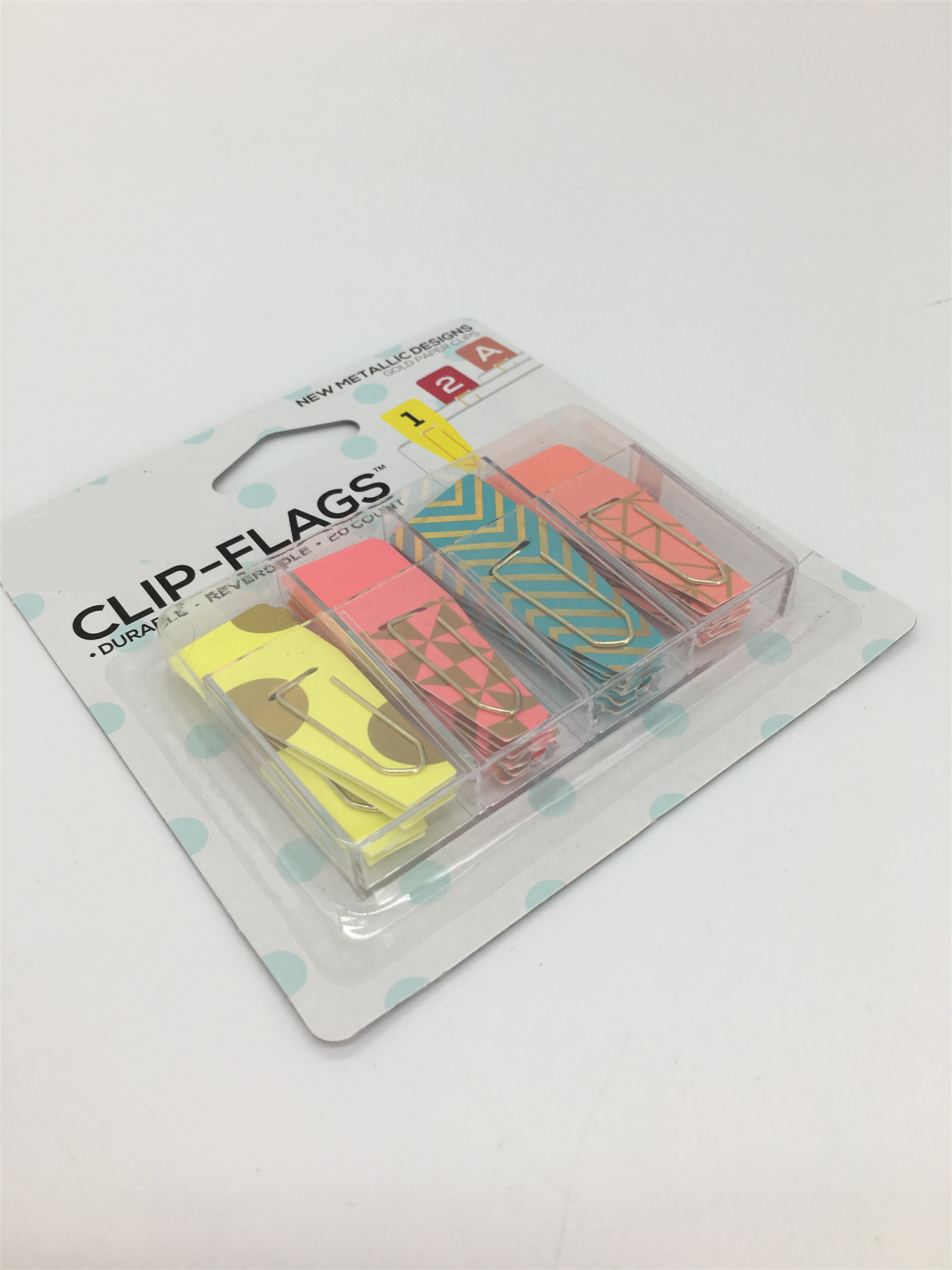 Wedding CorporatePersonalised Stationery Gifts File Bind Paper Clip Hot Stamping Custom Gold Metal