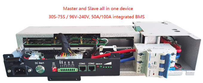GCE Lithium Battery BMS 70S 224V 100A Long Life Cycle High Voltage Battery Management System