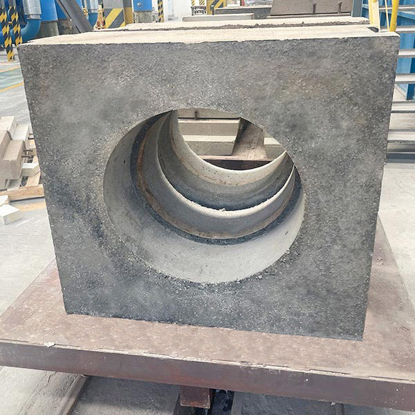 High Refractoriness Under Load Compound Prefabricated Blocks Pot Mouth Brick For Reduction Furnace Of Metal Magnesium