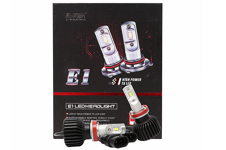 Fanless Car Light 40W 7200LM TX Led Chip E1 Led Headlight H11 H7 H3 for Car Tuck