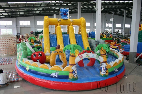 Popular inflatable slide, inflatable water slides