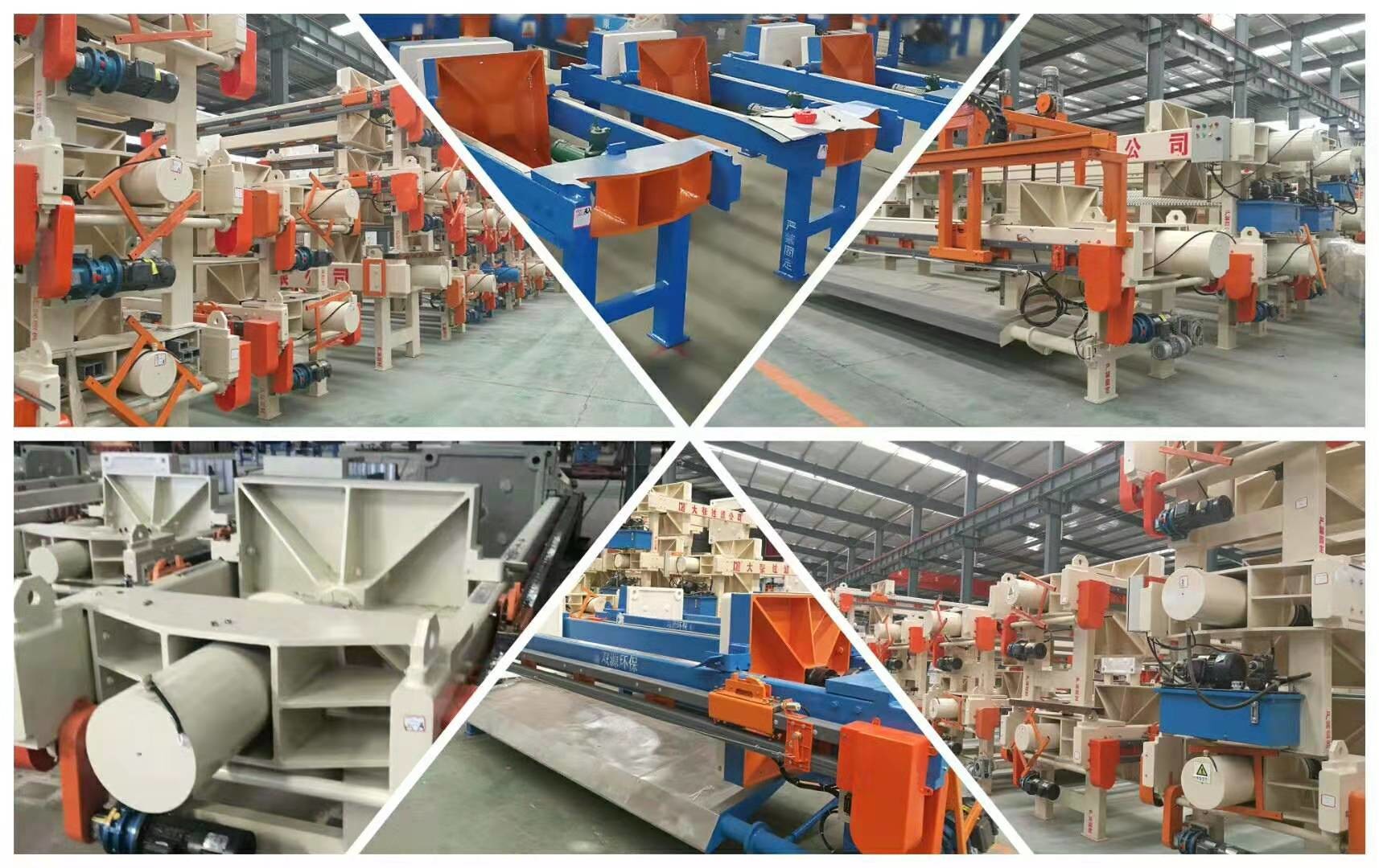 24 Hours Automatic Sand and Gravel Plant Sand Sludge Dewatering Press Filter