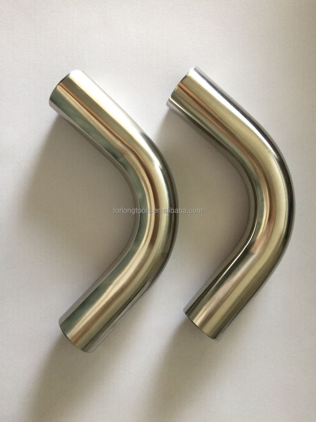 Welding Connection 25mm*1.5mm 90 Degree Elbow Exhaust Pipe made of Stainless Steel 304 Material for Industrial