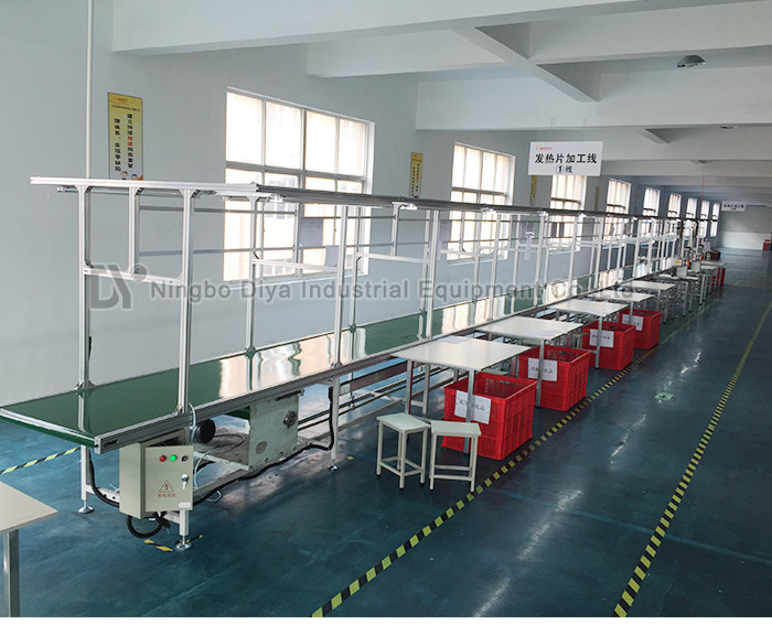 Parallel Conveyor Belt Line Assembly Line Roller Conveyors For Workshop Material Transfer