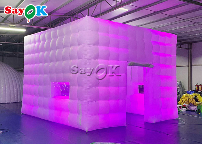 Custom Inflatable Tent Big Portable Outdoor Event Inflatable Cube Tent With Led Light