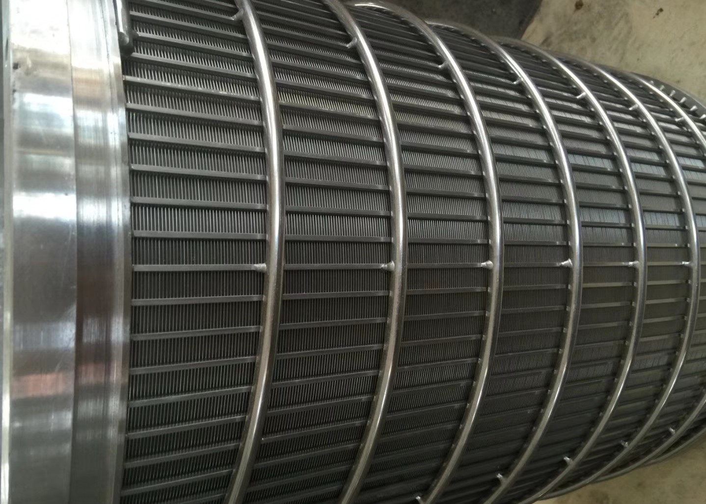 Pulping Equipment Pressure Screen Outflow Corrugated Seam Drum