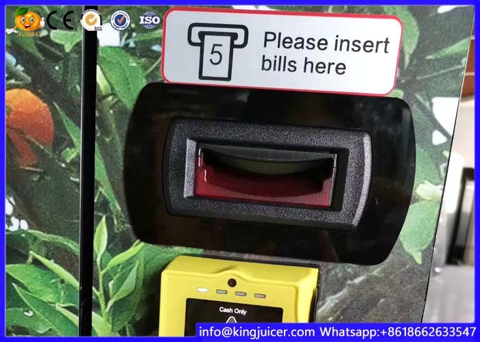 Remote Control Orange Juice Vending Machine Business For 330-450 Ml Cup Size