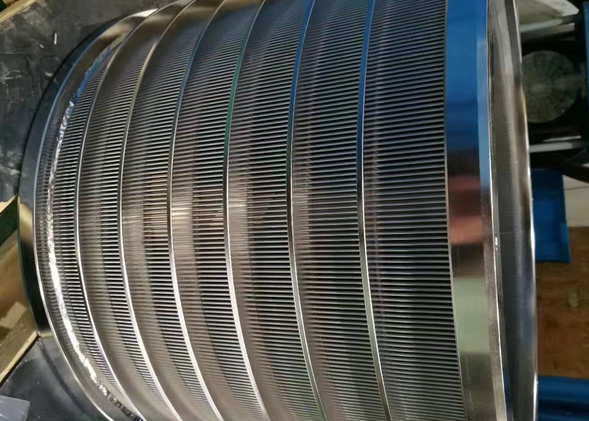 Stainless Steel Slot Pressure Screen Basket For Paper Pulp Making Machine