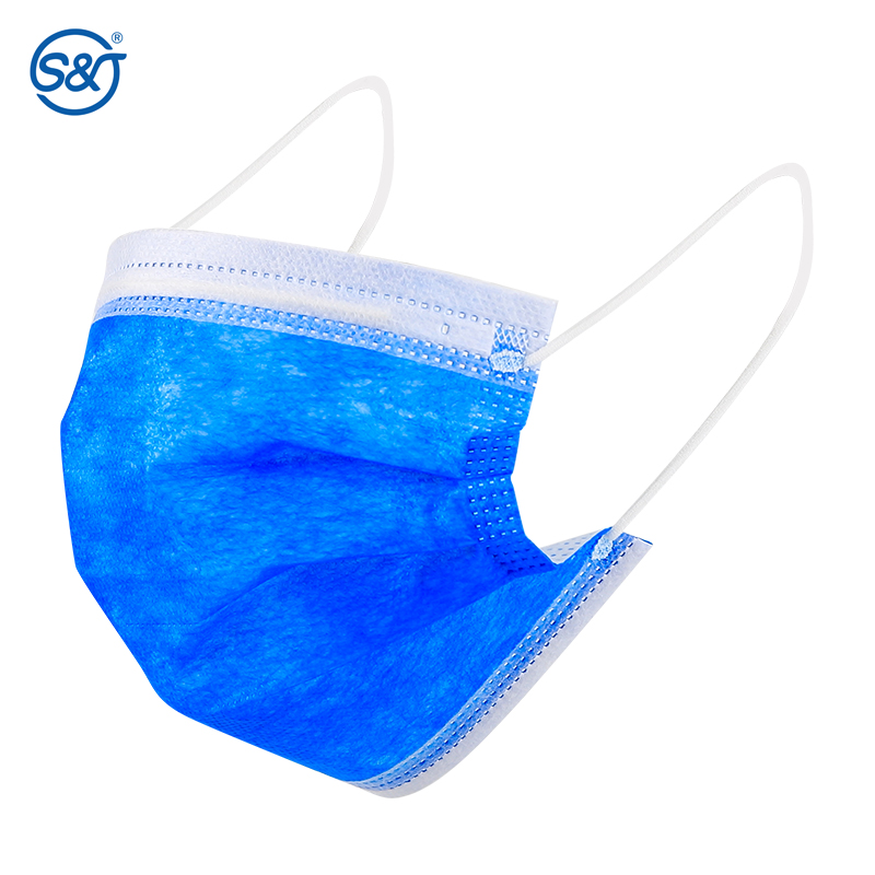 ISO13485 Factory surgical nonwoven 3 ply face mask for hospital and dental