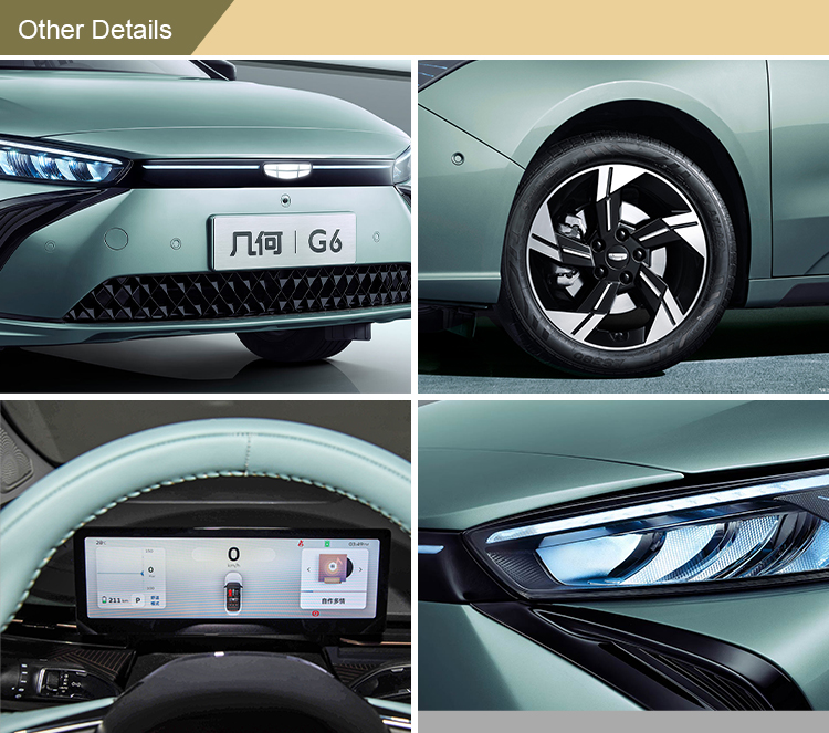 2023 New Style Geely Geometry G6 4 doors 5 seats 0km Used New Energy Vehicles Emgrand Electric Cars