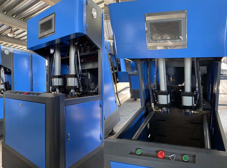 User-Friendly Semi Auto Pet Blowing Machines for 400mm Neck Diameter Plastic Bottles