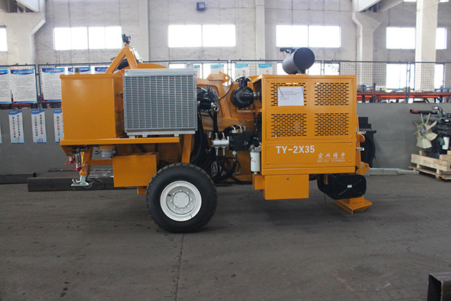 Water Cooling System Speed at Max Pull 2.5km/h Hydraulic Cable Tensioner