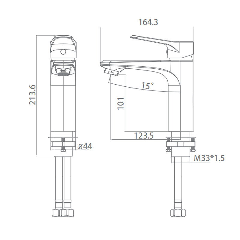 Modern Design Faucets Bathroom Sink Faucet Vanity Basin Water Mixer Tap Washroom ARROW N11M601