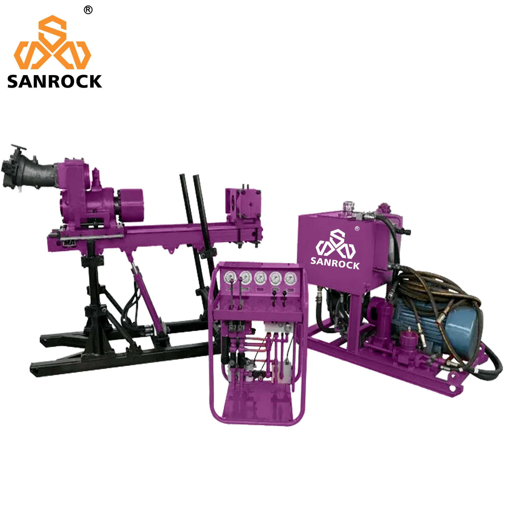 Small Core Drilling Rig Hydraulic Borehole Underground Tunnel Core Drilling Equipment