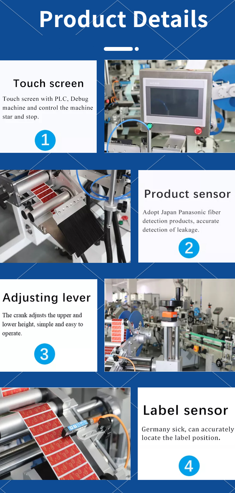 220 V/Hz Automatic High Speed Assembly Line Labeling Head for Flat Electronic Products