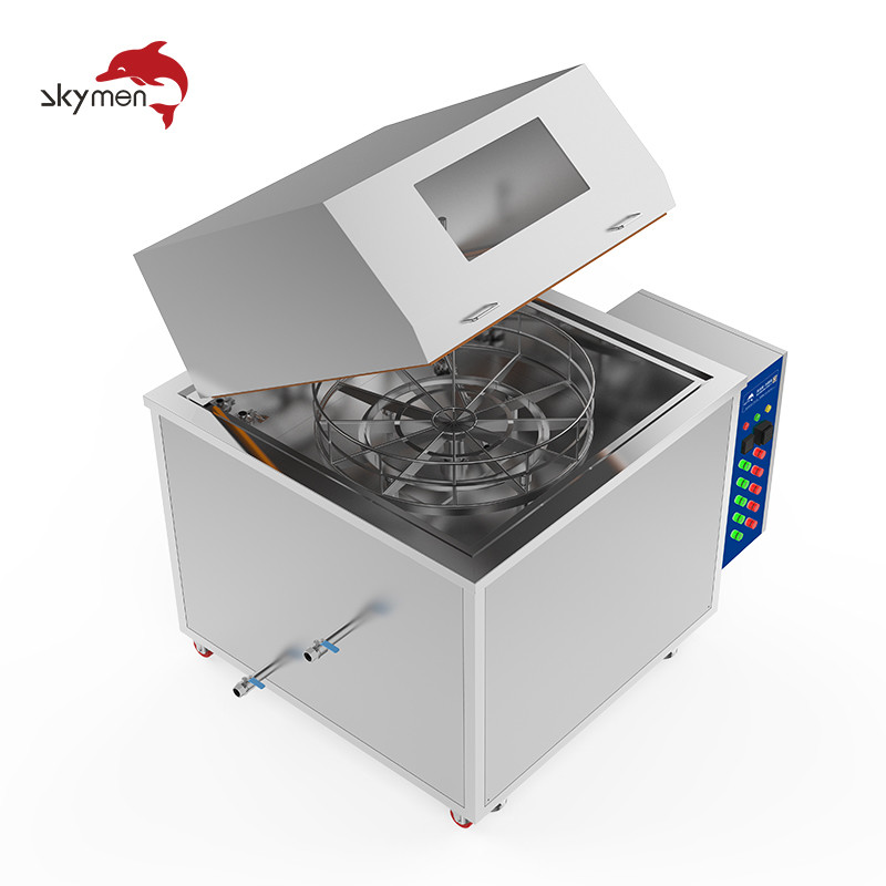 Rotary Basket Parts Washer High-pressure Spray Cleaning Machine For Engine Auto Parts Cleaning