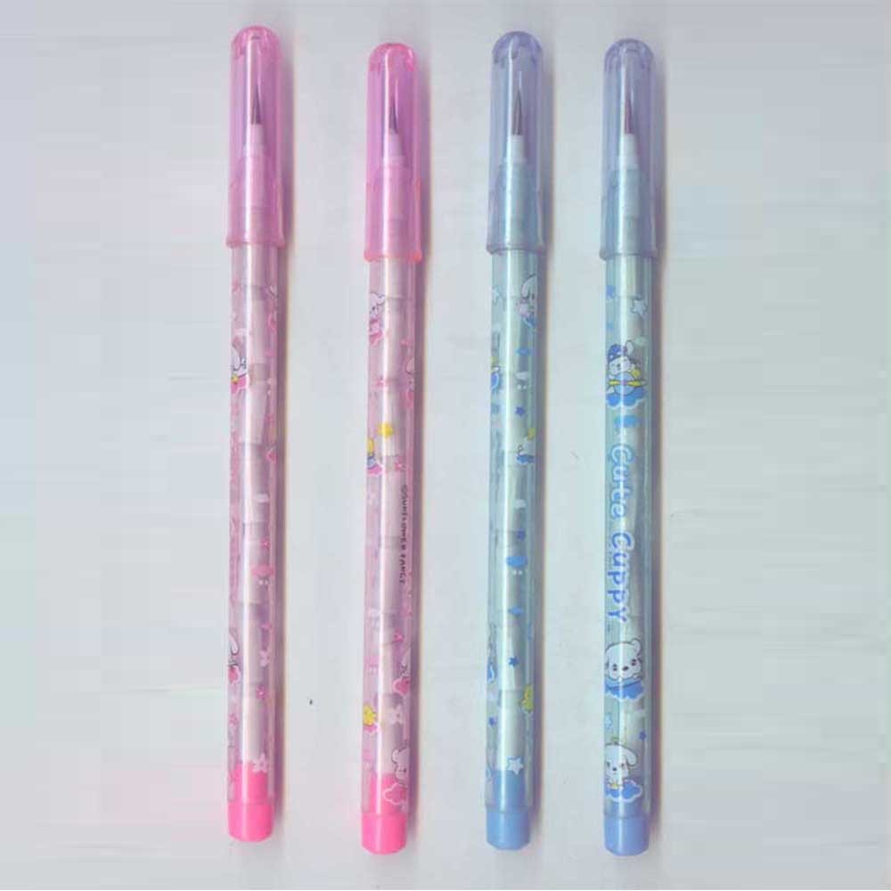 Plastic Non-sharpening Pencil with 9 colors with blister card packing for kids