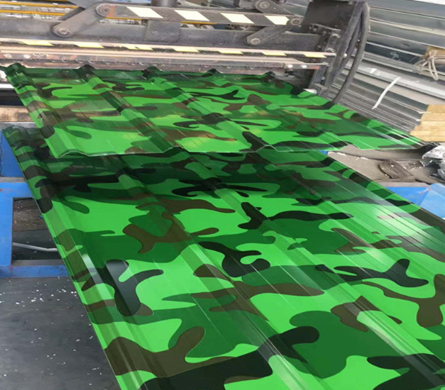 PPGL Color Coated Corrugated Zinc Roofing Sheets AZ100 S320GD 0.85mm