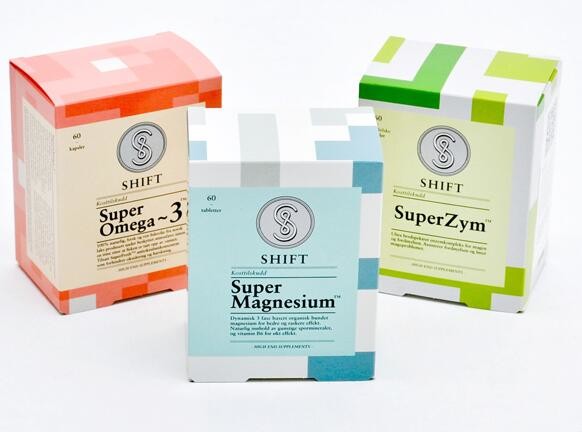 White Art Paper Healthcare Product Packaging Reverse Tuck Boxes Custom Size