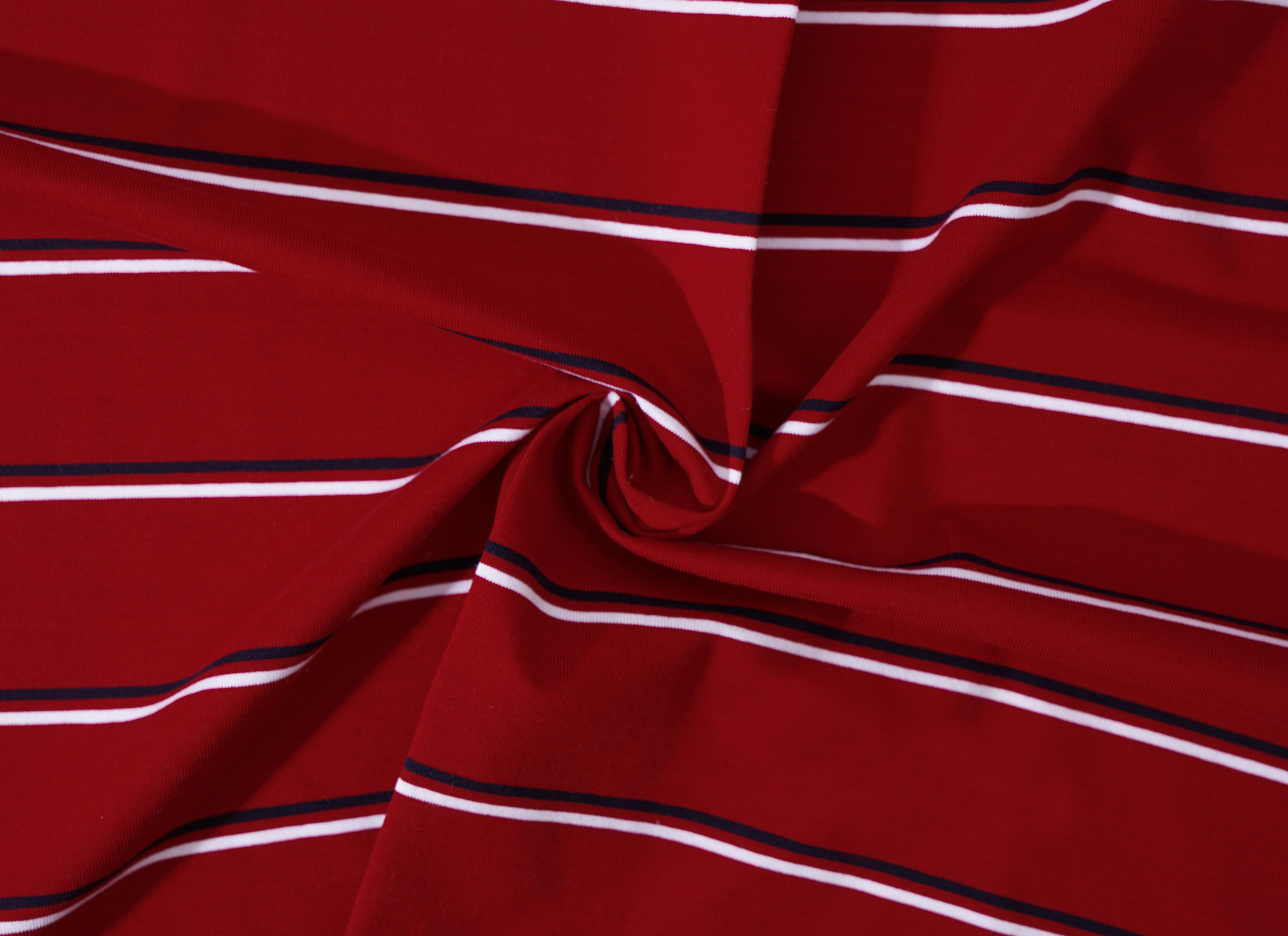 Fashionable And Versatile And Classic Striped Material Fabric For T-Shirt