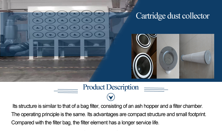 2023 Pulse Filter Cartridge Dust Collector for Clean and Safe Working Environment