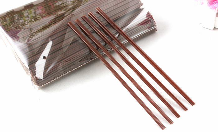 Plastic Drinking Straws in brown color 17 cm or 12 cm length