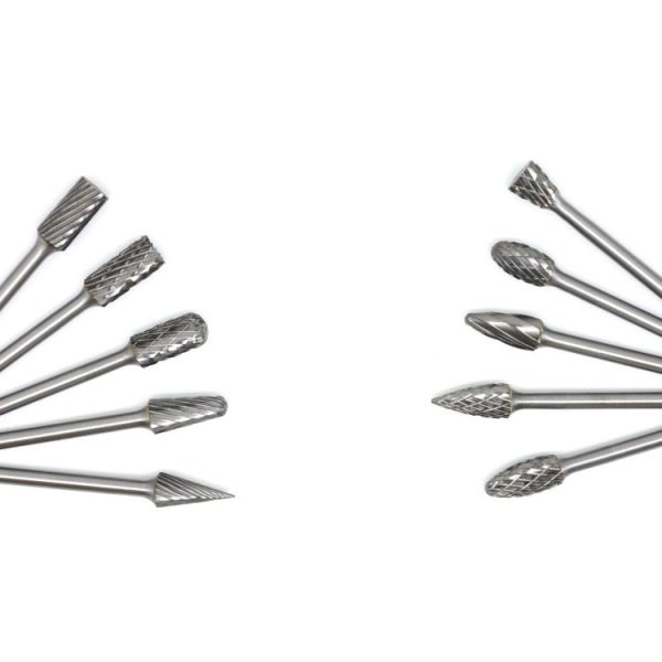 SM-51M Taper Double Cut Carbide Burr - 6mm Head 3mm Shank for Slope and Hole Work