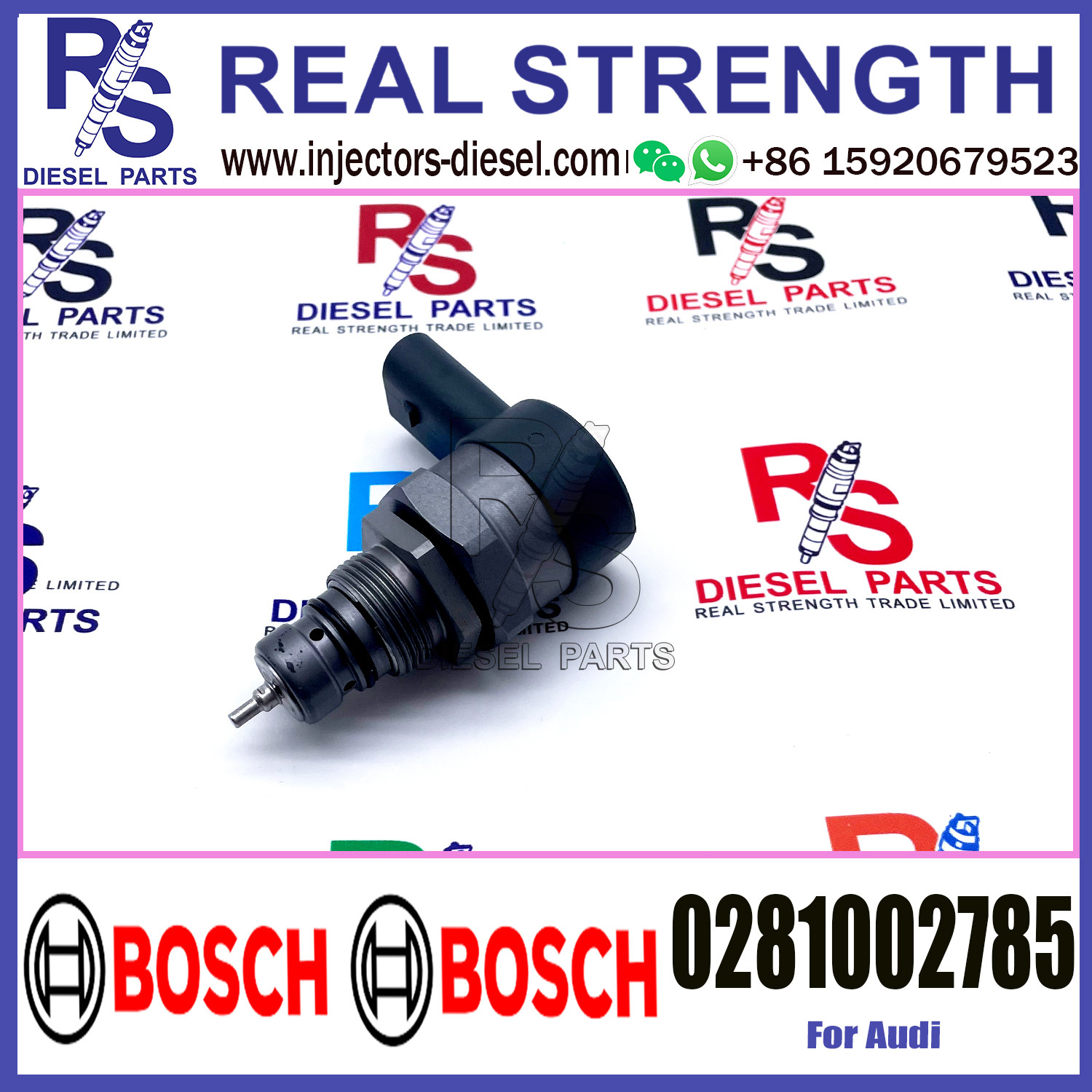BOSCH Control Valve 0281002785 DRV Regulator Solenoid 0281002785 for Audi