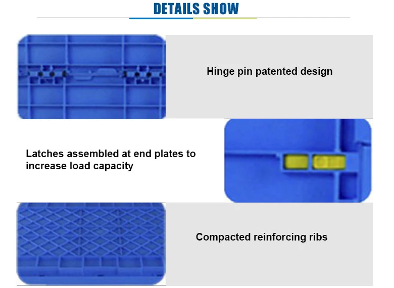 760*580*520 plastic crate boxes vegetable box for sale