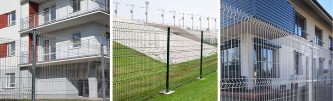 Welded 3d 1.8x3.0m Triangle Fence Panel Anti Corrosion