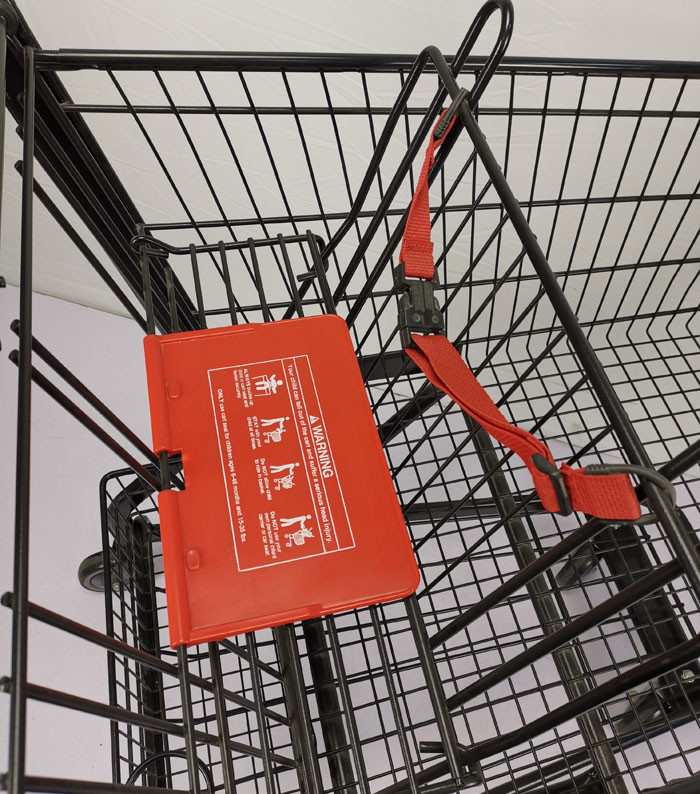 Electrophoretic Steel Metal Shopping Trolley Customized Black Powder Coating Wire Shopping Trolley