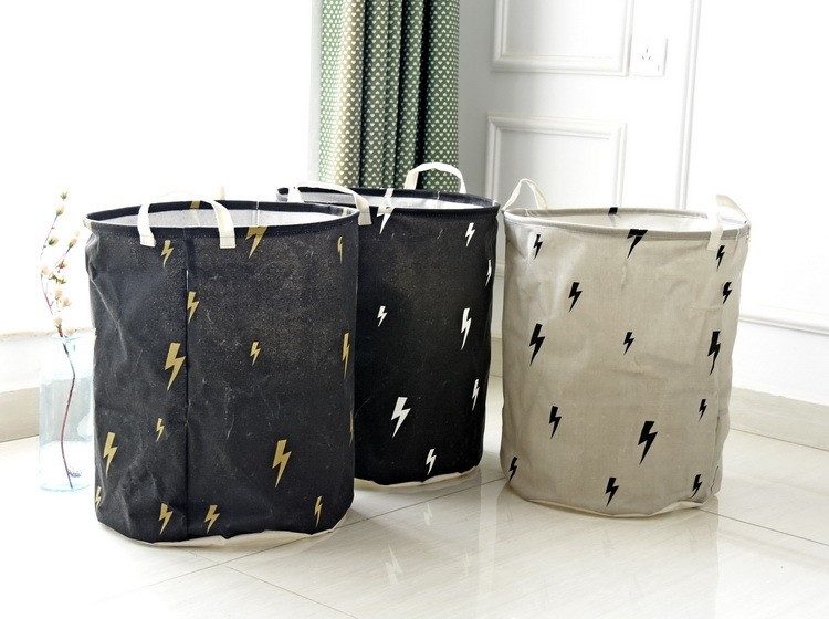 Promotional Round Foldable Laundry Basket Collapsible 1-3L