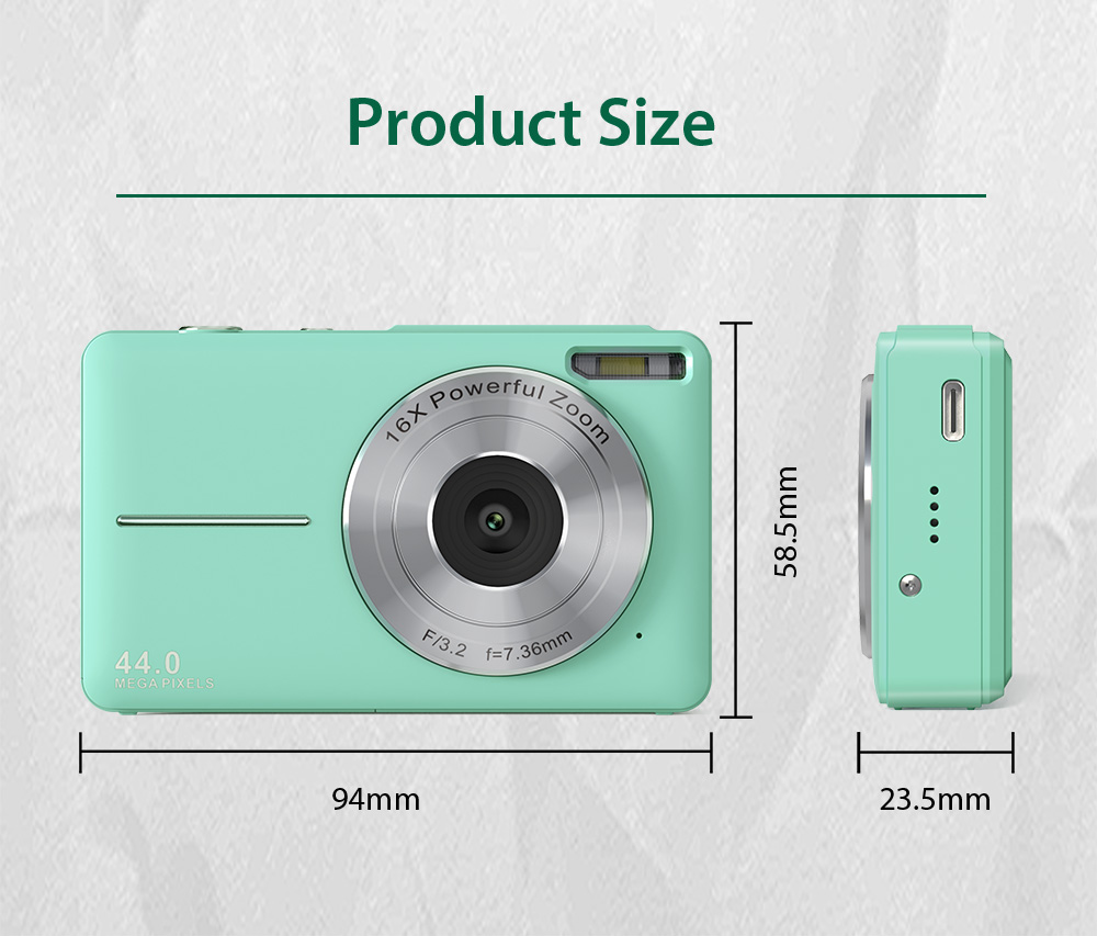 DC403 44MP HD Digital Camera 16X Digital Zoom Cameras Support For Taking Photos Recording Videos