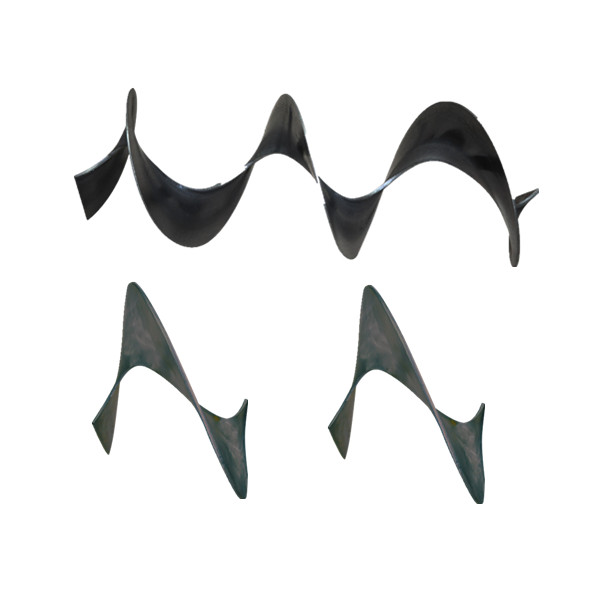 Rustproof Small Auger Spiral Flight Helical Blade For Lime Powder Conveying