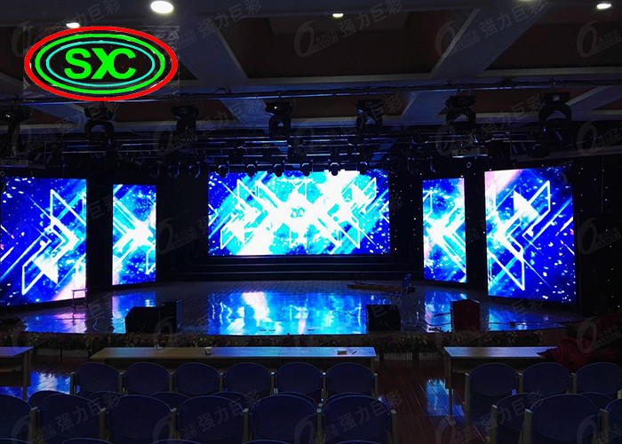 27778 dots/m² Hanging Mobile P6 Led Video Wall Rental Aluminum Die Casting