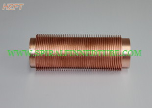 Integrated Finned Copper Tubing For Mine Coolers And Cooling Towers 55 Mm