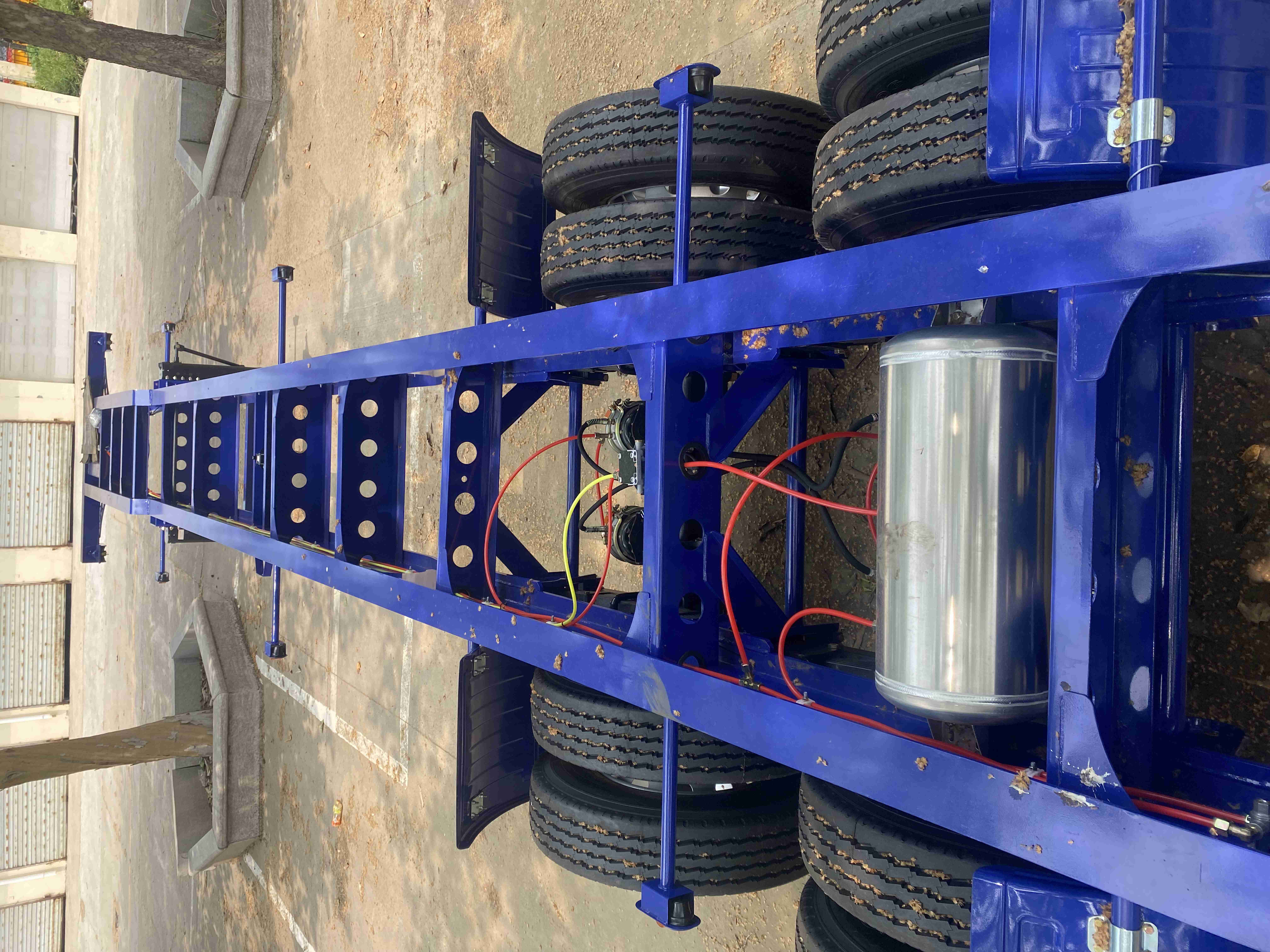 CIMC Steel 3-Axle Container Transport Semi-Trailer with Mechanical or Air Suspension