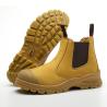 Buy cheap Wheat Genuine Leather Cowhide Steel Toe Security Boots ODM from wholesalers