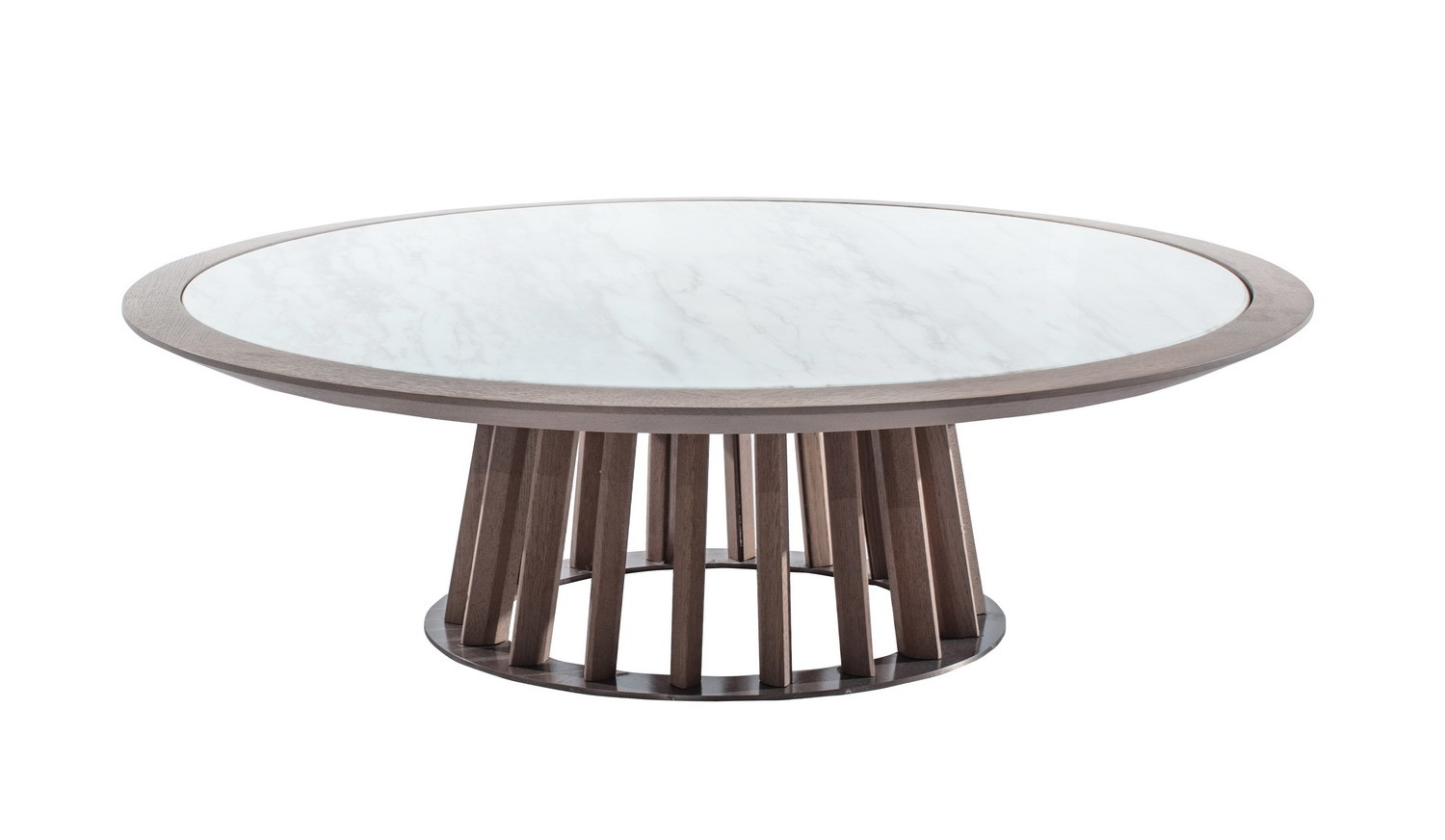 Itlay Minimalist design furniture made fron China factory by Oak wood in Red PU painting with Stone Cocktail table