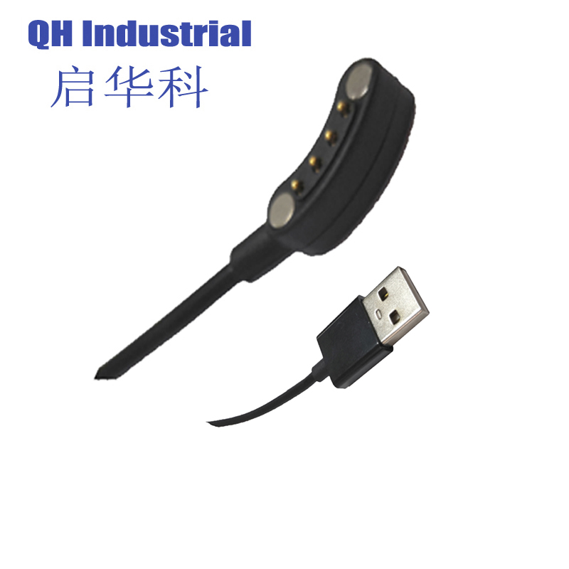 4Pin Arc Russian Federation Short Electronic Products Double End Pin Magnetic Power Connectors