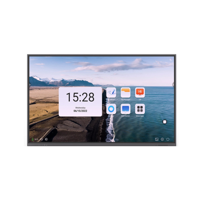 55 65 75inch OEM Smart Board Finger Writing Interactive Whiteboard Customized style