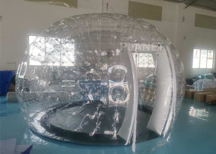 Airtight Igloo Transparent Inflatable Dome Tent With Led Light