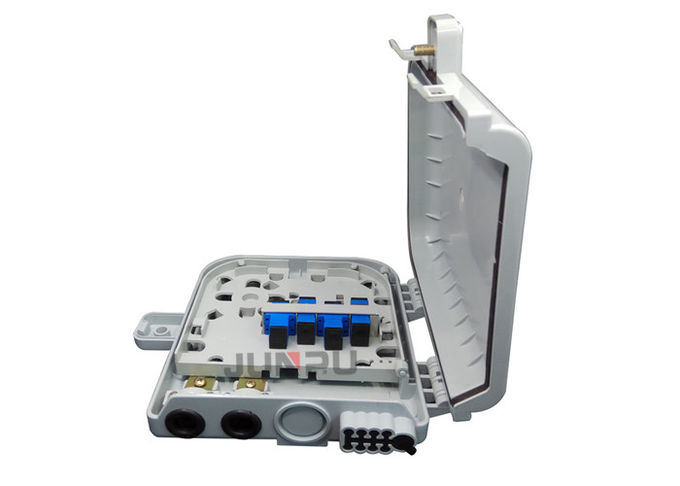 8 Port Wall Mounted Fiber Optic Distribution Box , Optical Termination Box