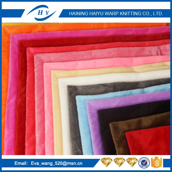 Shrink - Resistant Thick Poly Fleece Fabric 200gsm 1mm~5mm Pile