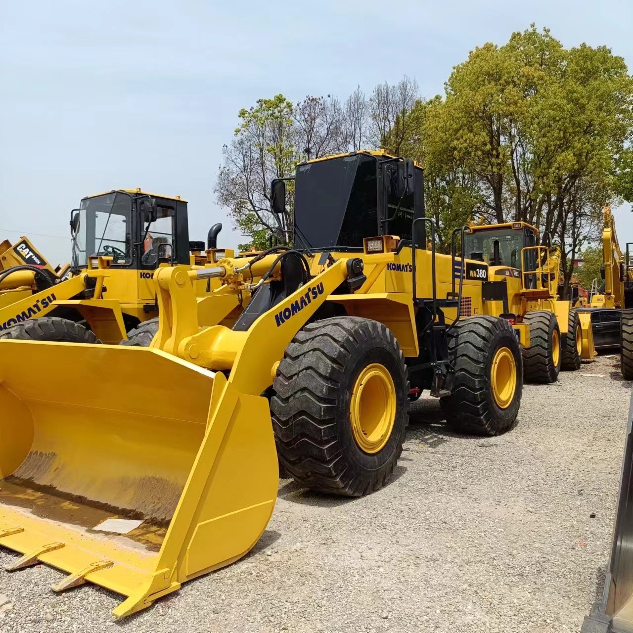 Komatsu WA380 Wheel Loader Used Loader Japan Original Machine 3.1 Cbm Bucket Capacity