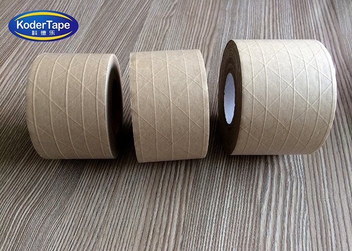 Environmental Friendly Self Adhesive Custom Kraft Paper Tape for Carton Sealing