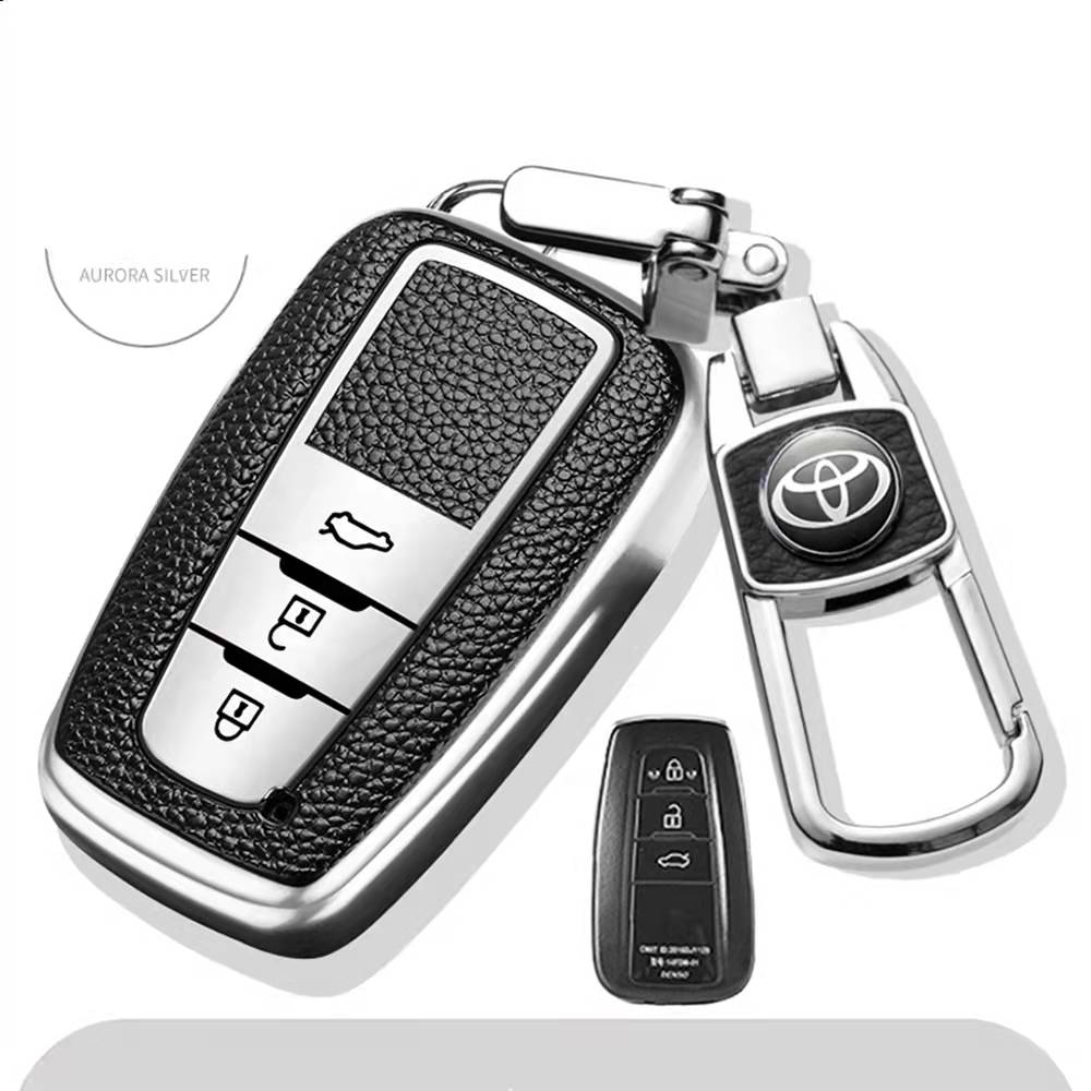 Smart Key Shell Car Remote Keychain Holder Sapphire Blue Wearproof ODM