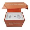 Buy cheap Orange Rigid Cardboard Magnetic Gift Box For Teeth Whitening Beauty Packaging from wholesalers
